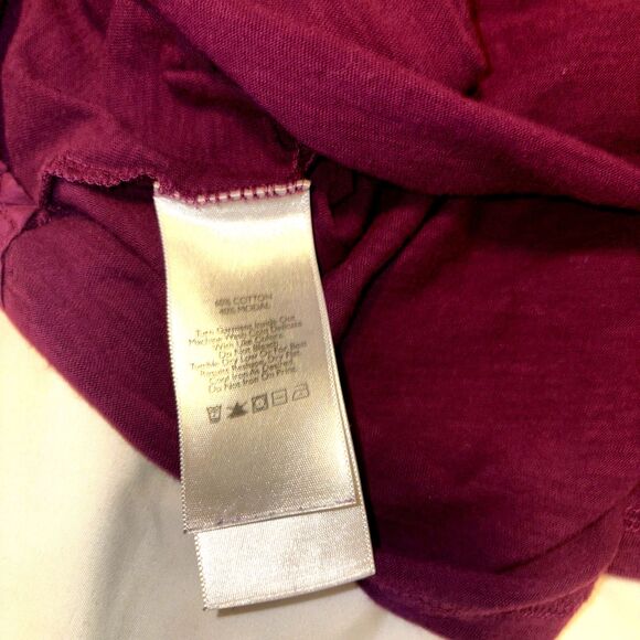 Long Sleeve Blouse Eddie Bauer T2XL Maroon - Picture 7 of 9